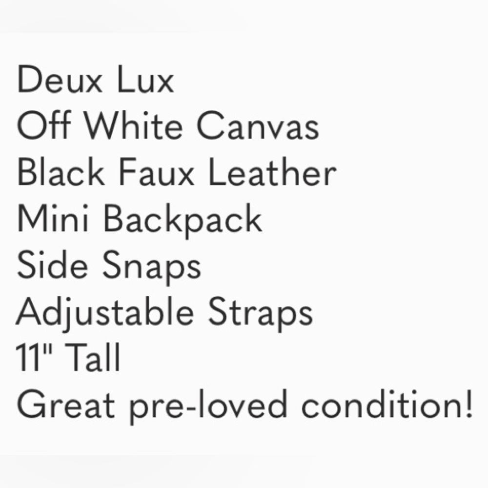 🛑DEUX LUX Back Pack🛑 - Picture 10 of 10